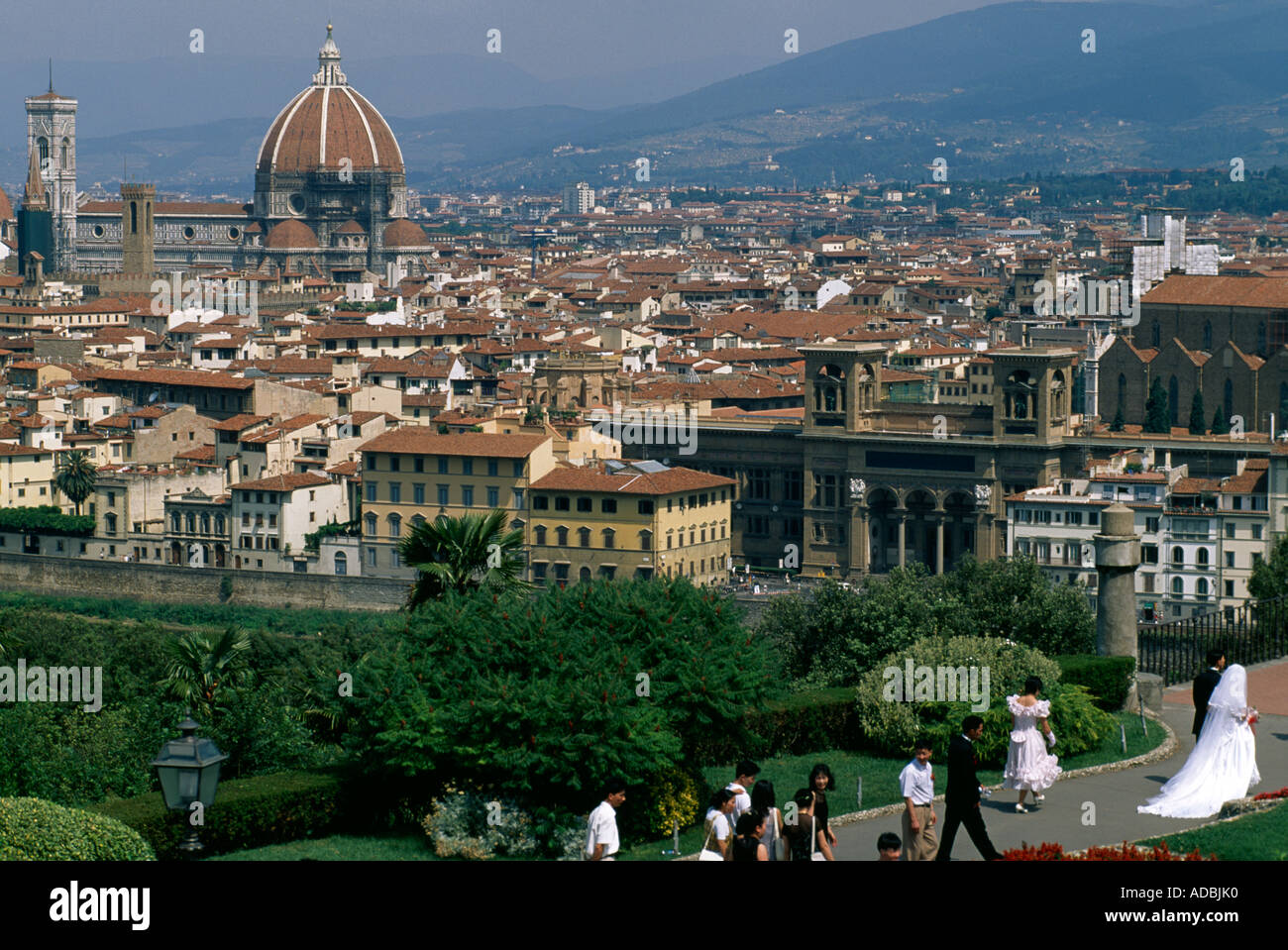 Wedding in Florence Italy Stock Photo