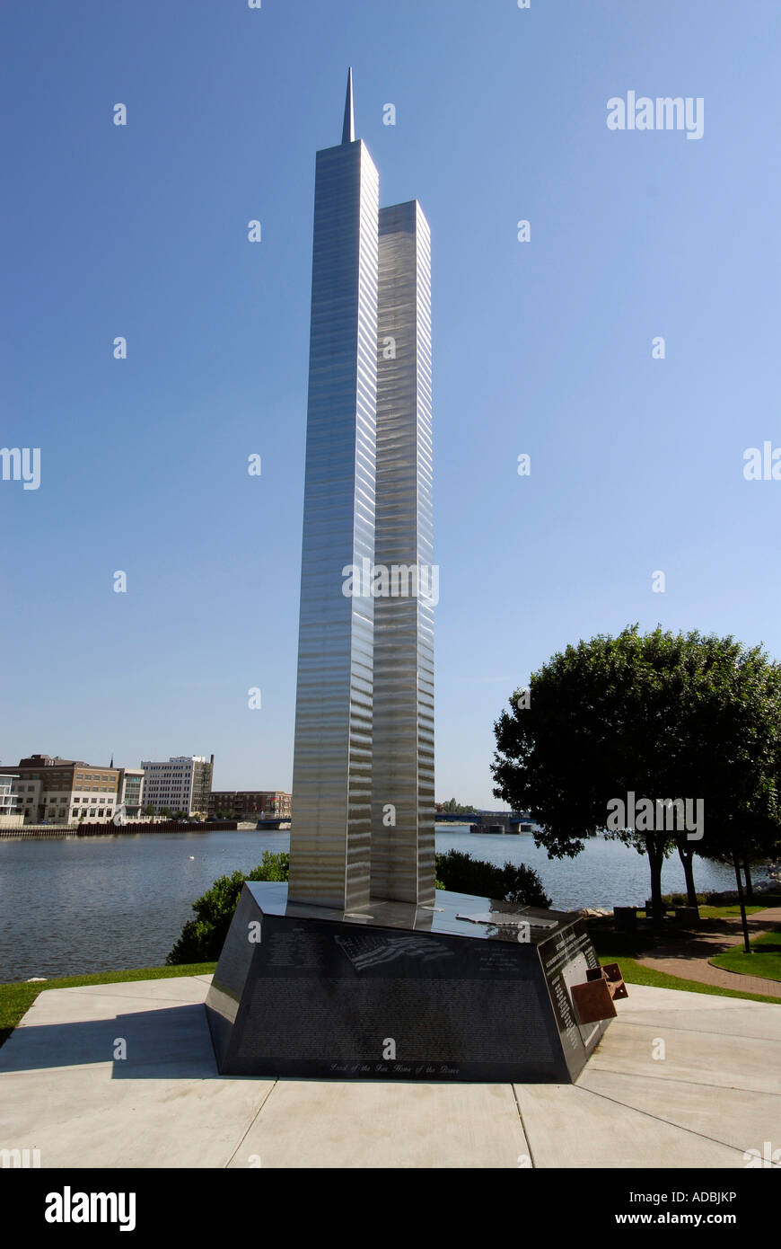 September 11 2001 memorial at green bay wisconsin wi stock photo alamy
