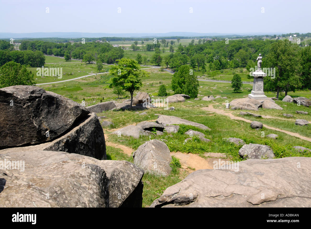 Little Round Top and The Valley of Death at the Gettysburg National