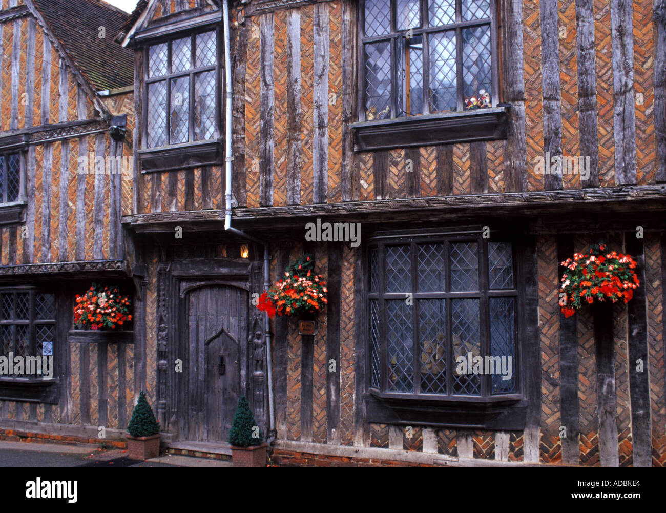 This is a Grade I listed house in the town of Lavenham that played the