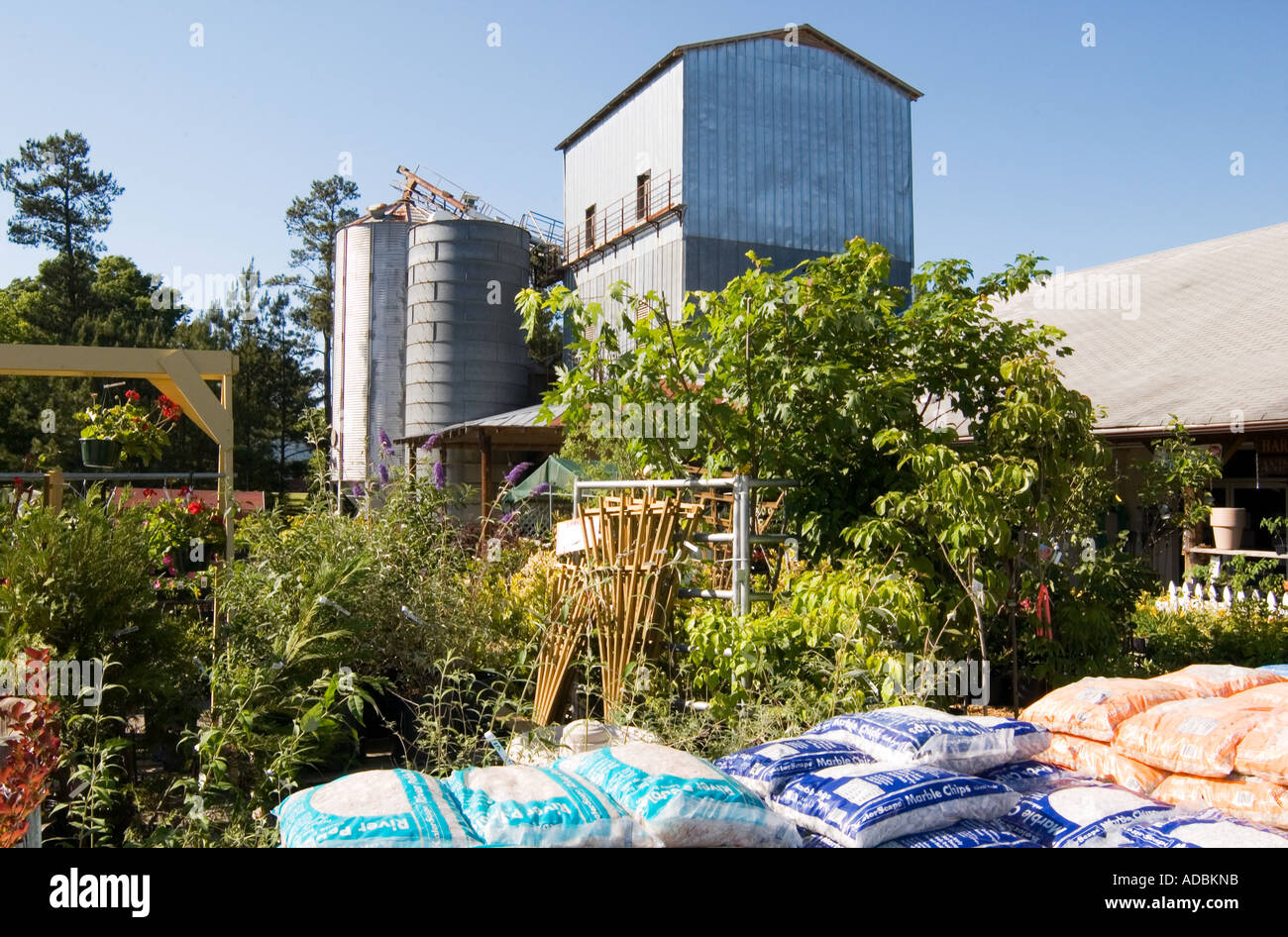 Rural Feed and Farm Store in South Carolina USA Stock Photo Alamy