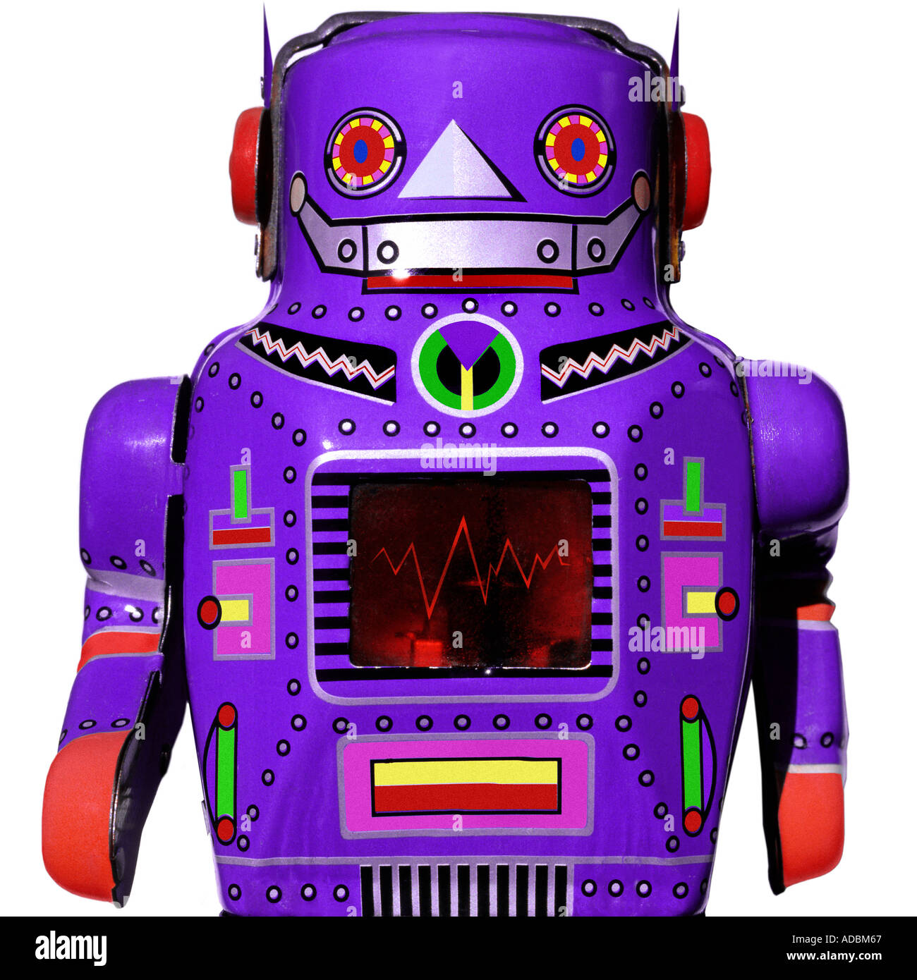 Nedgang Vred Enlighten Purple Robot available in eight different colours Photograph by Patrick  Steel www patricksteel co uk Stock Photo - Alamy
