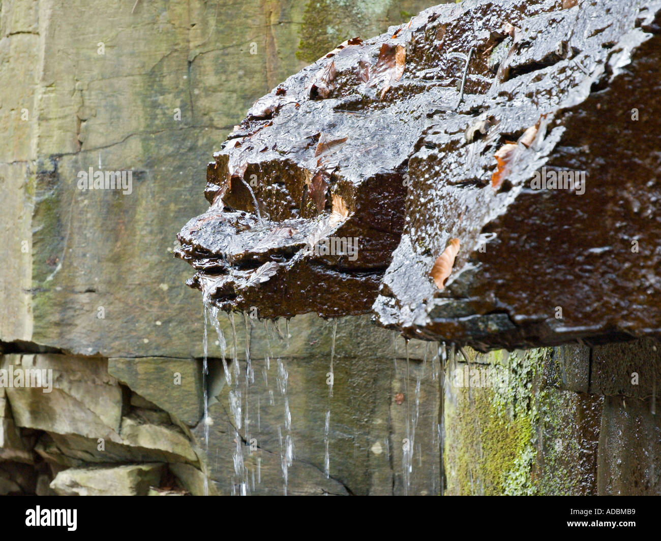 Face in the waterfall Stock Photo Alamy