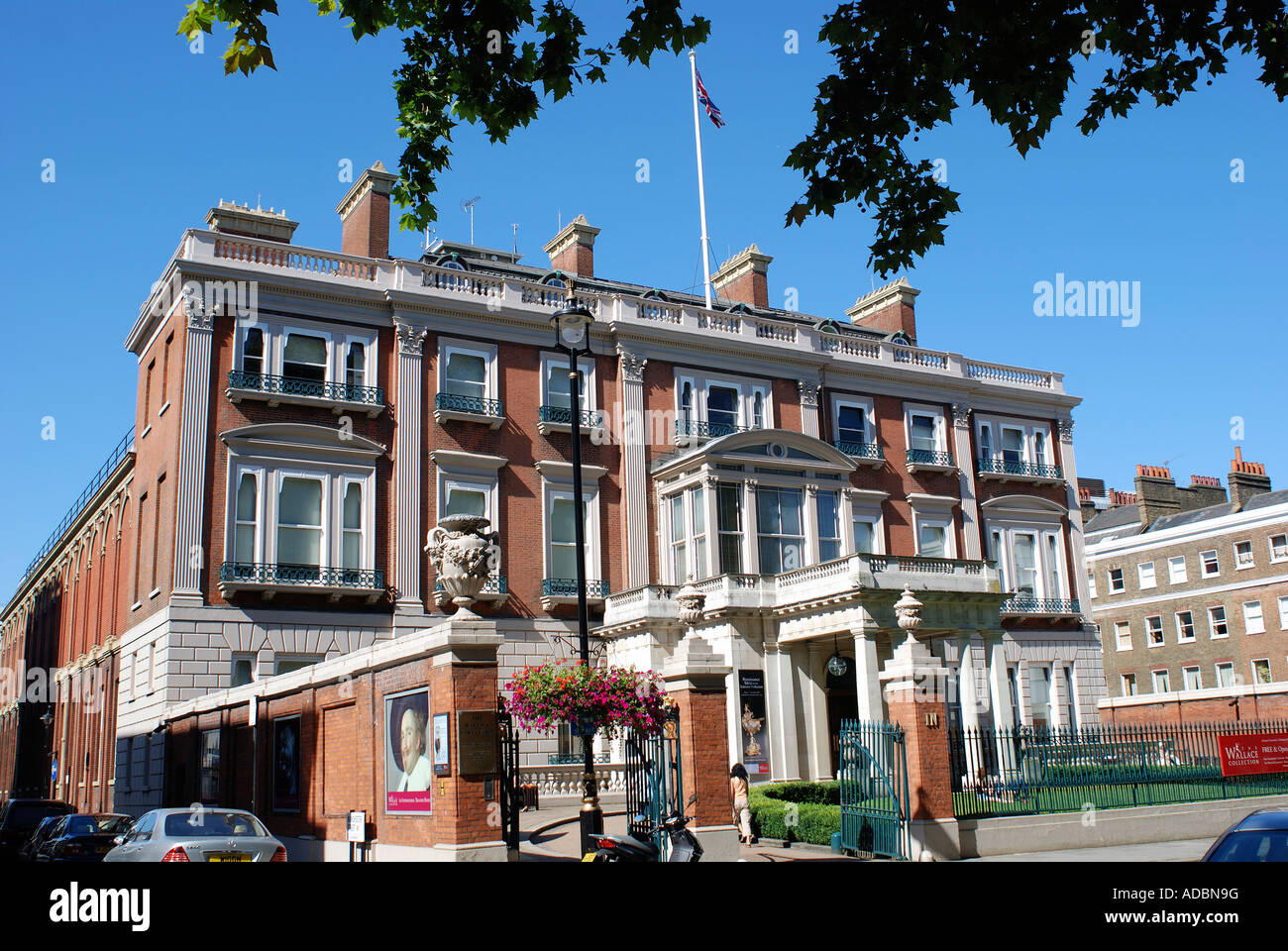 THE WALLACE COLLECTION ART GALLERY AND MUSEUM HERTFORD HOUSE MANCHESTER SQUARE LONDON Stock Photo