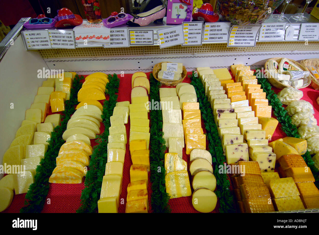 The famous Cheese Haus at Historical Frankenmuth Michigan MI Stock
