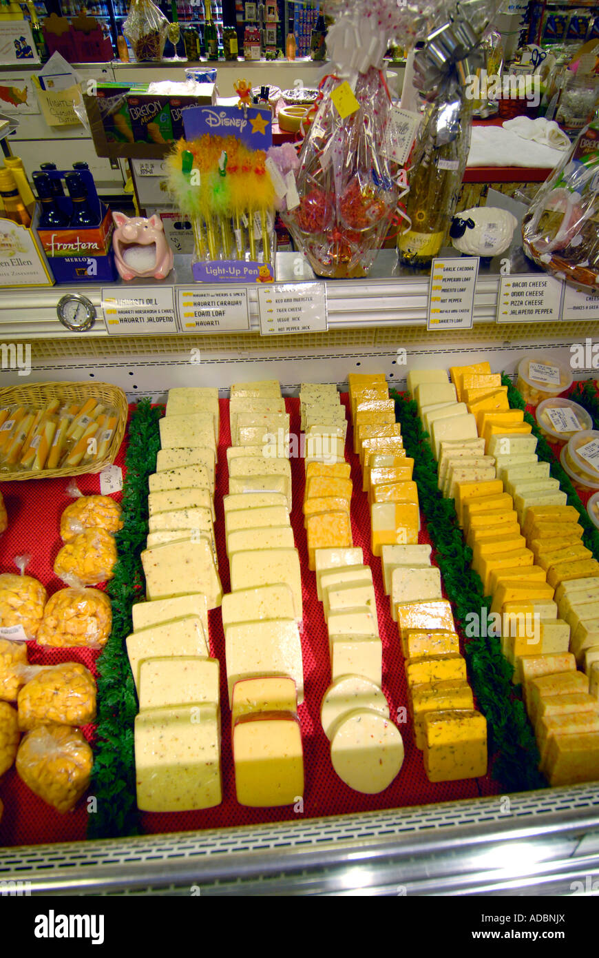 The famous Cheese Haus at Historical Frankenmuth Michigan MI Stock