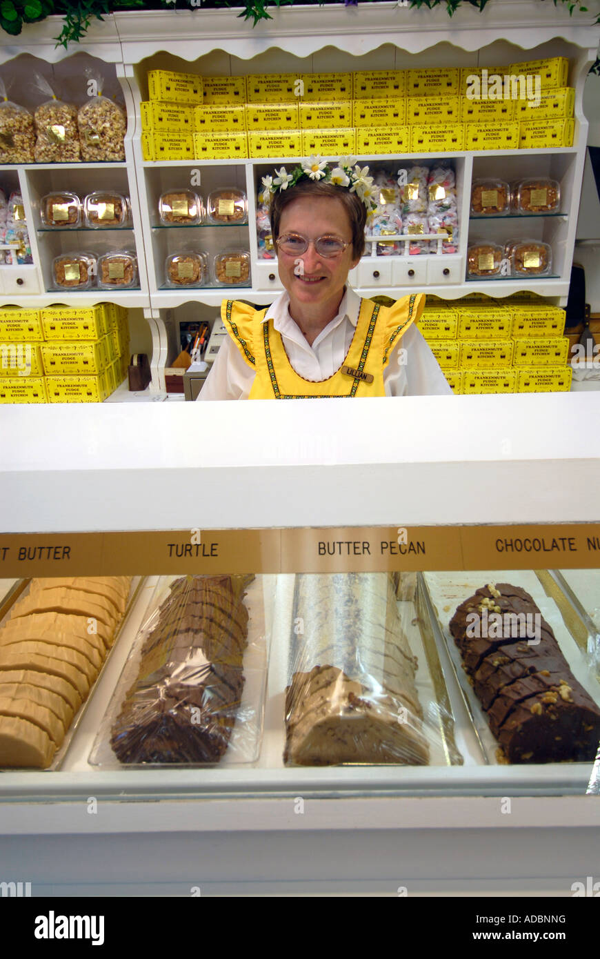 The Fudge Kitchen at Historical Frankenmuth Michigan MI Stock Photo Alamy