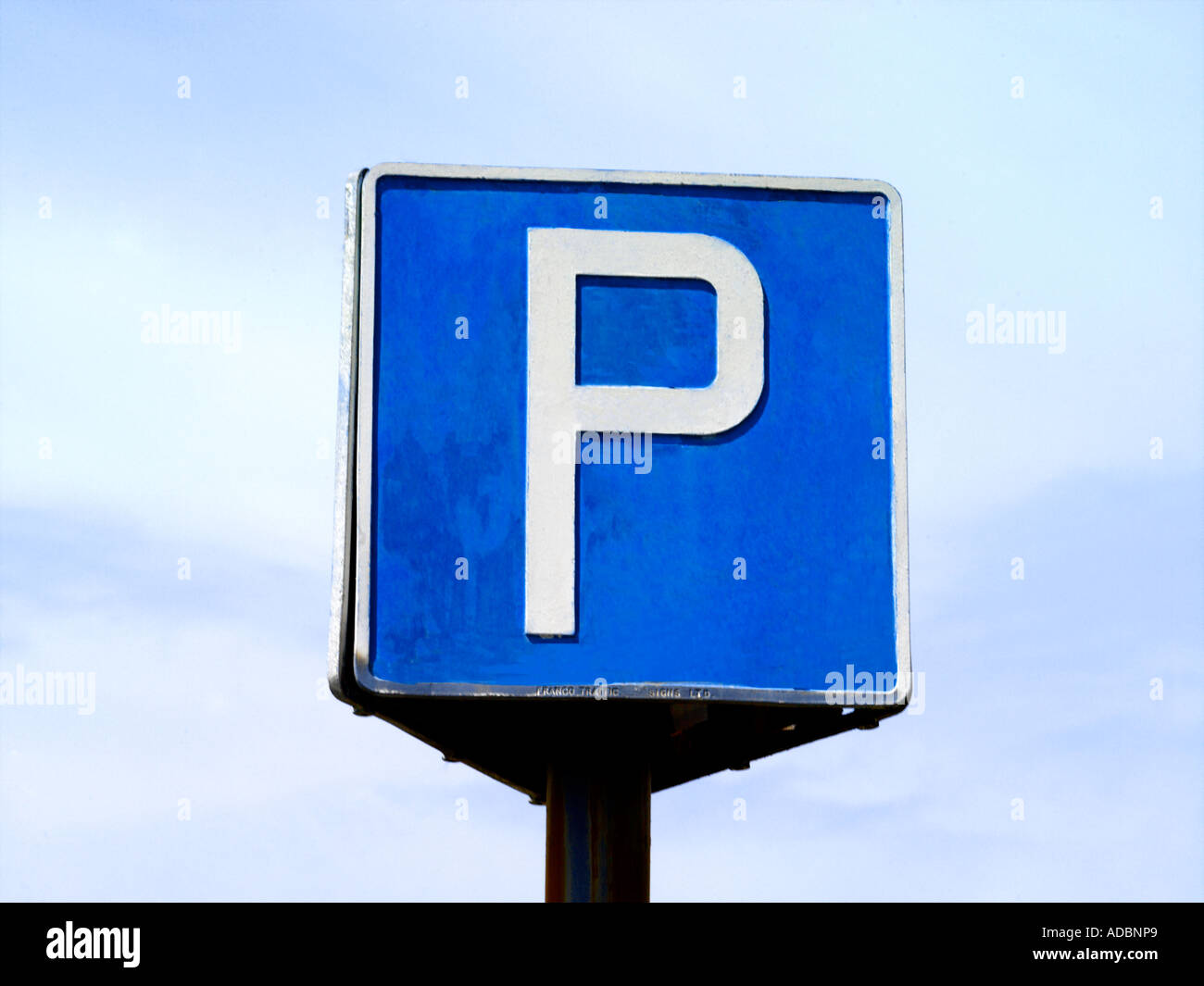 P Parking Sign Stock Photo - Alamy