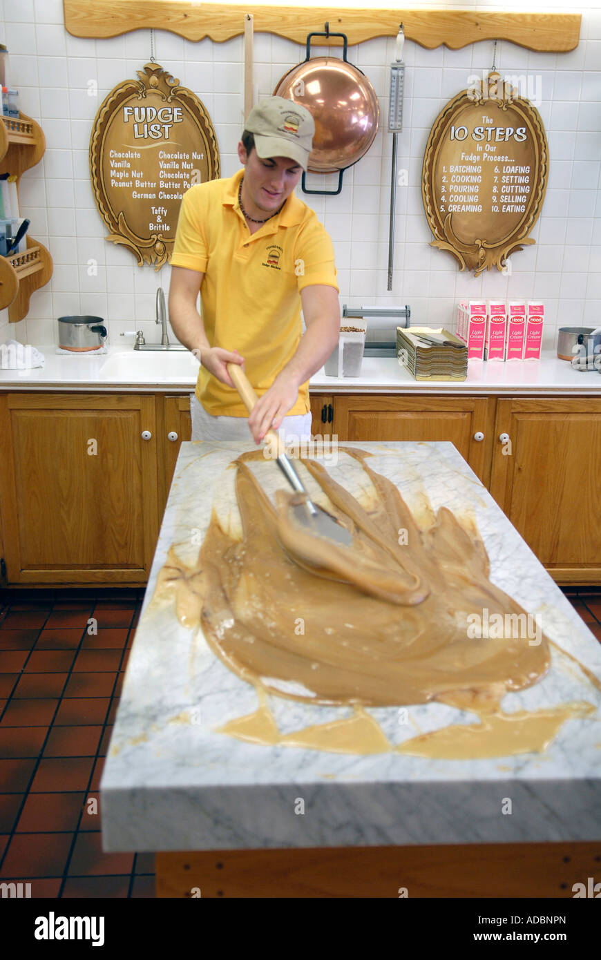 The Fudge Kitchen at Historical Frankenmuth Michigan MI Stock Photo Alamy