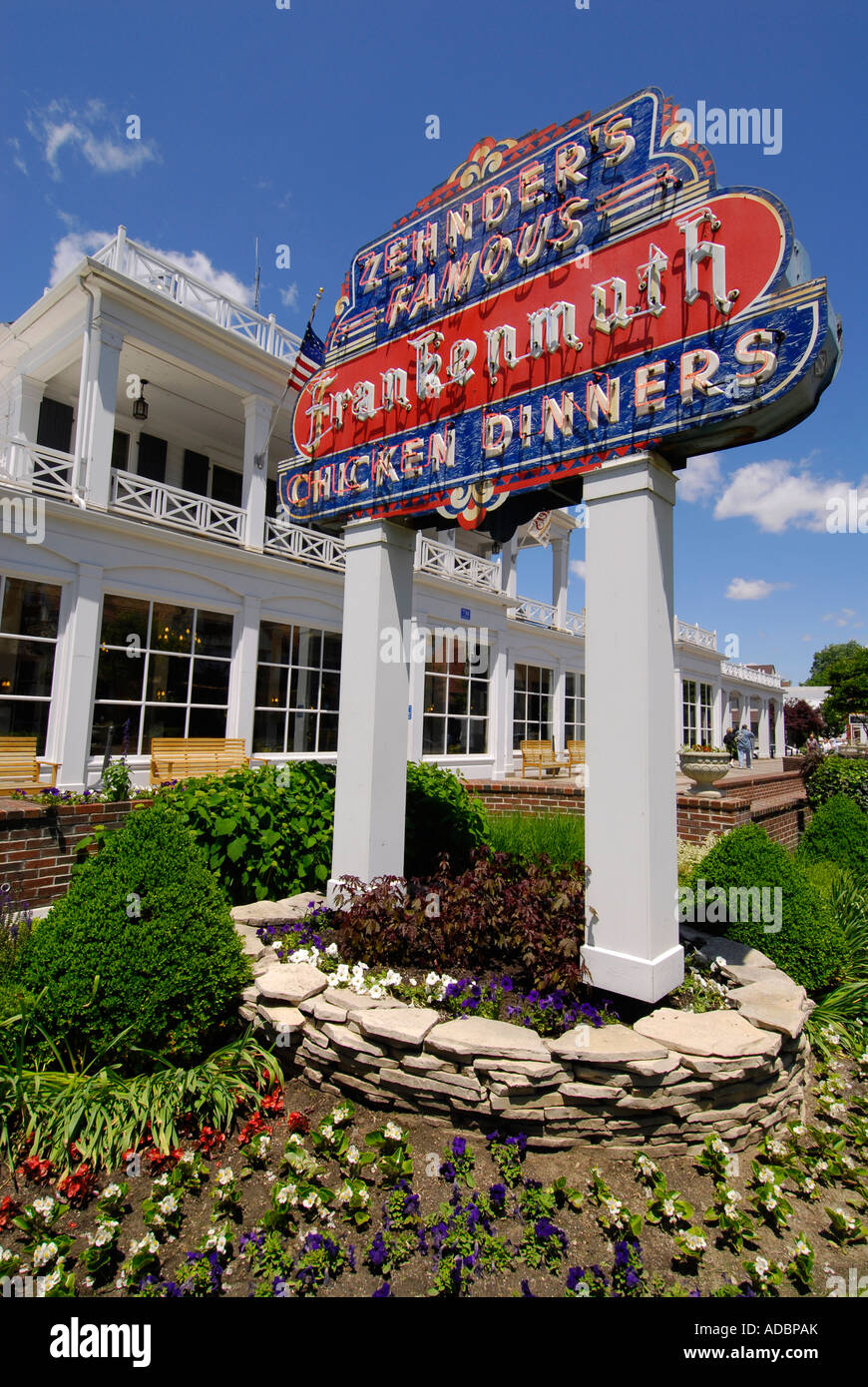 Zehnders famous Frankenmuth chicken dinners restaurant in Historical Frankenmuth Michigan MI