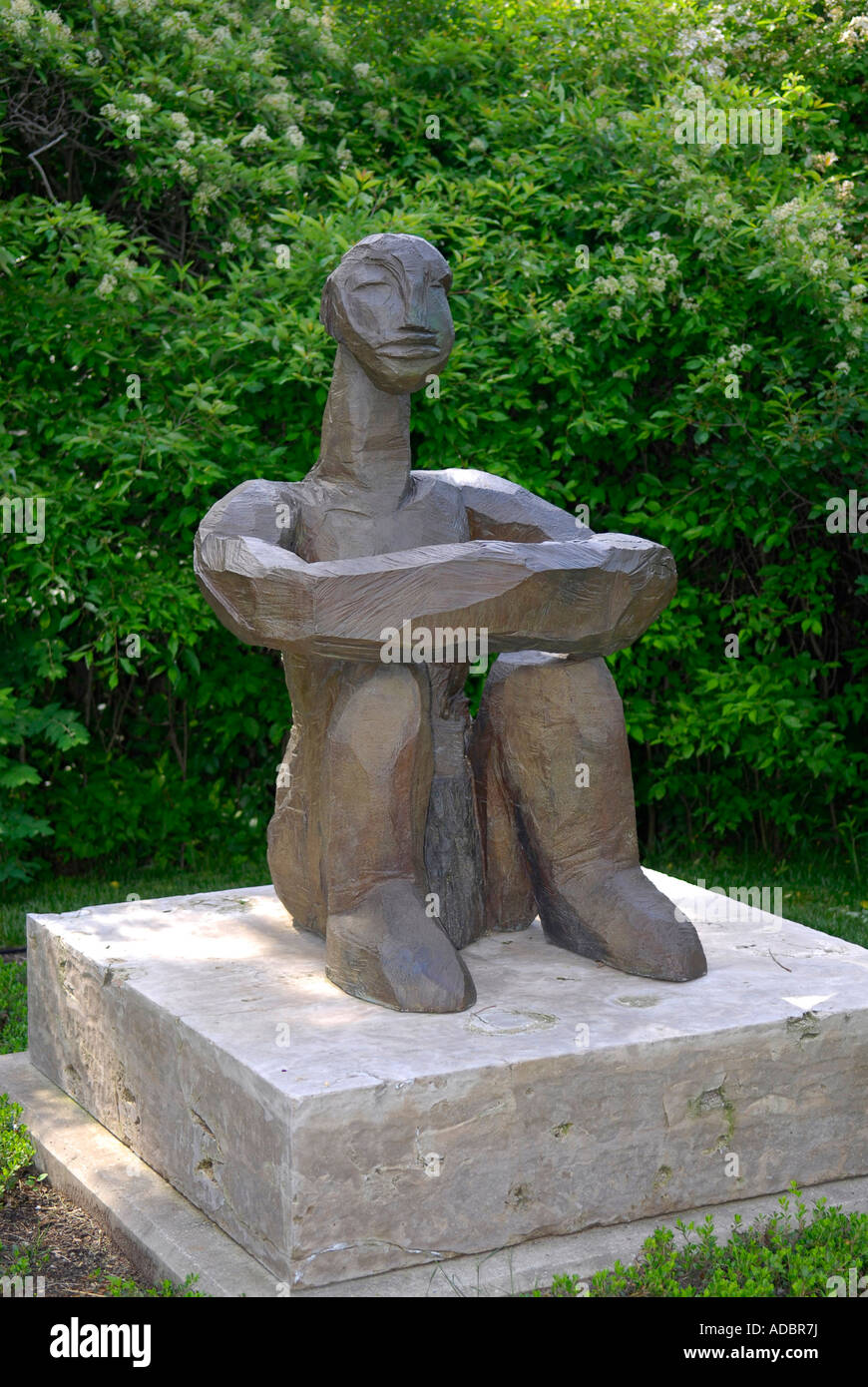 Grosser Trefree 2000 by Dietrich Klinge at The Frederik Meijer Gardens and Sculpture Park in Grand Rapids Michigan MI Stock Photo