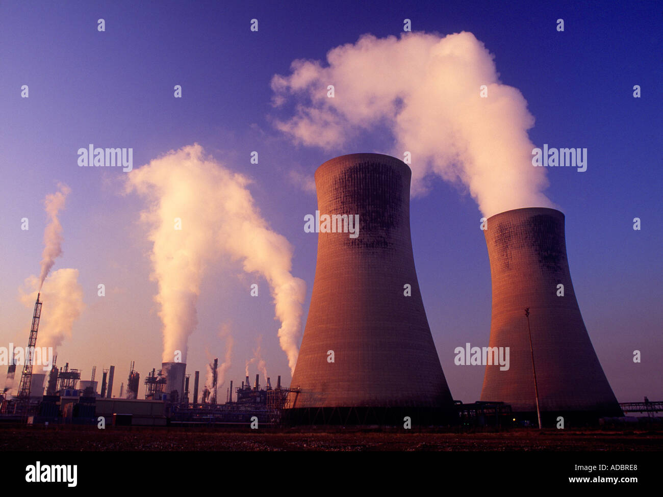 Cooling Towers Stock Photo