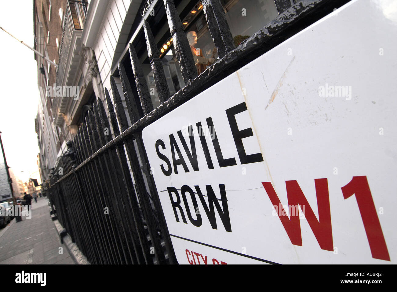 Savile Row in London England Stock Photo Alamy