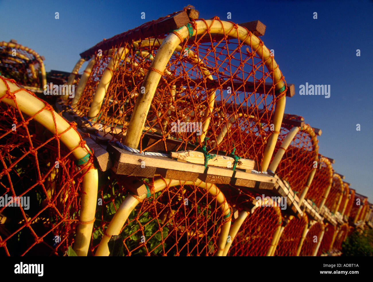 Fishing Pots Stock Photo