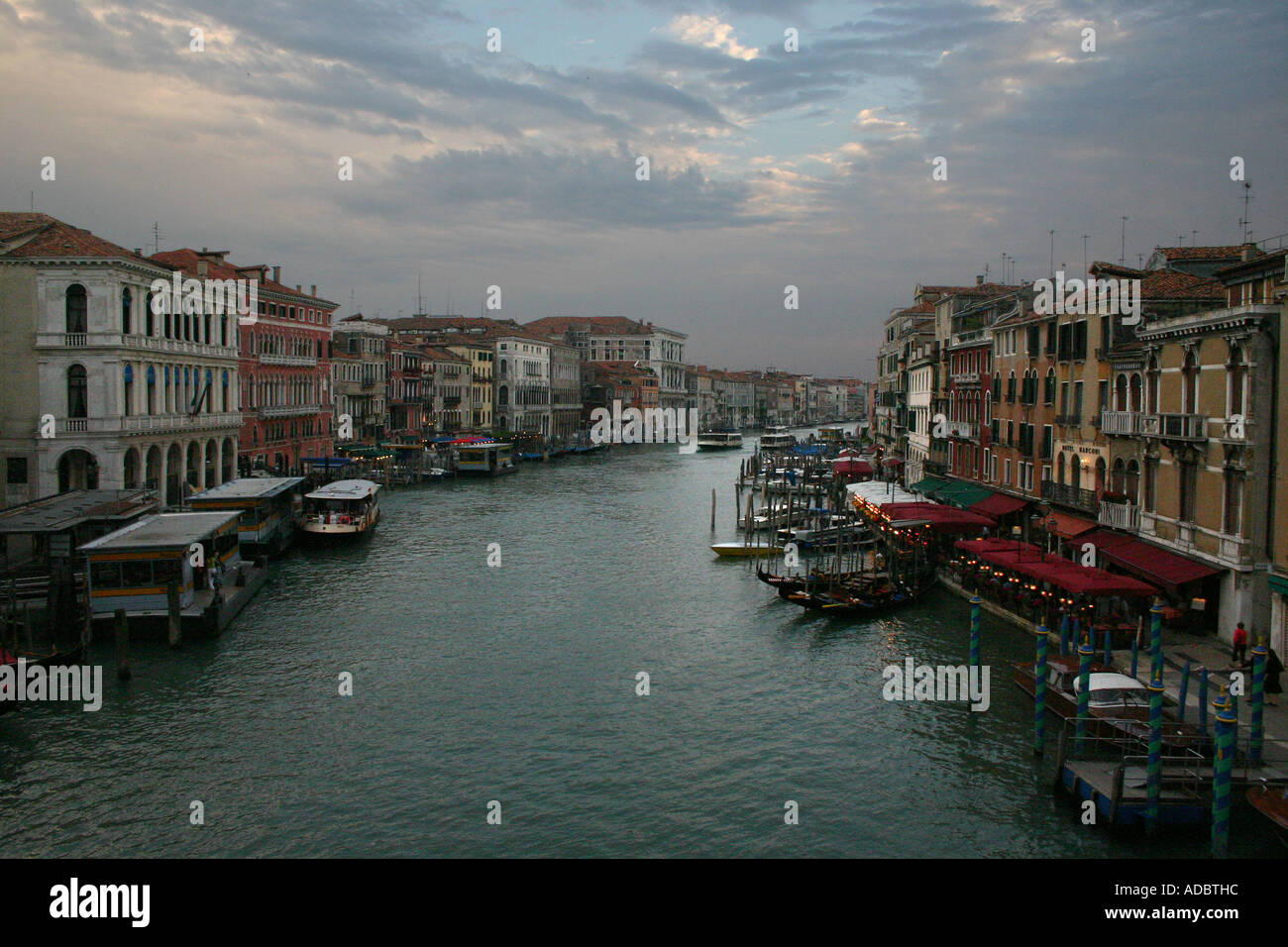 View from Rialto Bridge on the Grand Canal Stock Photo - Alamy