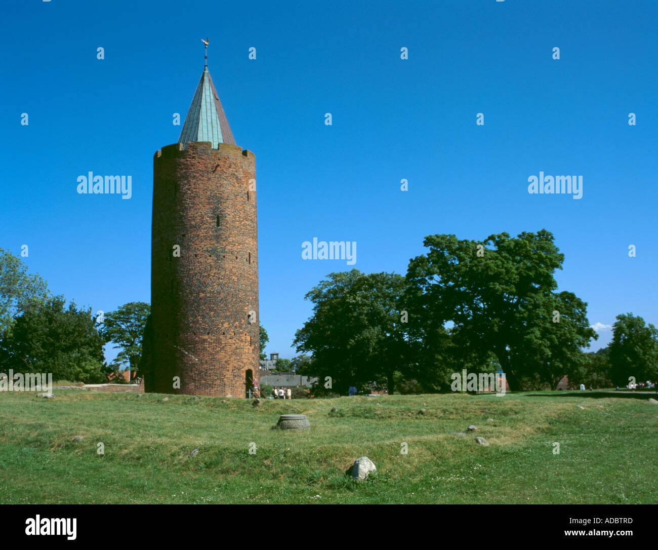 Gåsetårnet, or Goose Tower, Vordingborg Castle, Vordingborg, Sjælland (Zealand), Denmark. Stock Photo