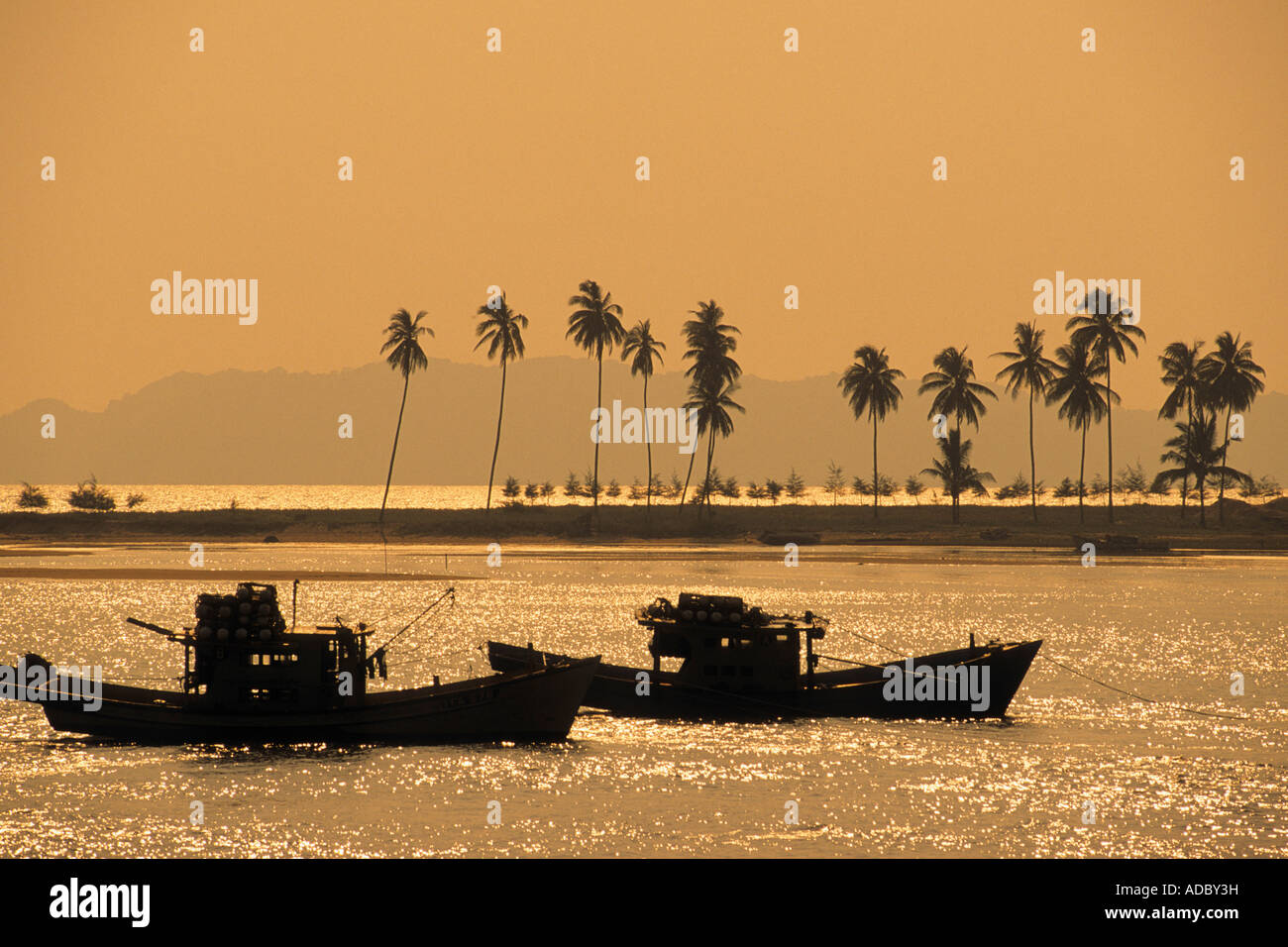 Malaysia Terengganu Marang fishing village Stock Photo Alamy