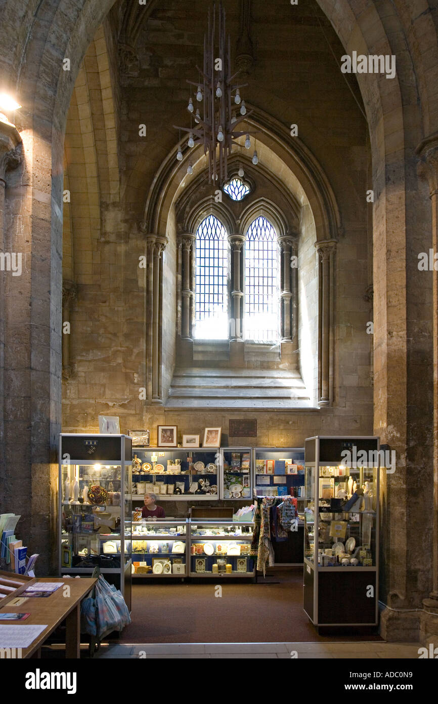 Gift shop inside Llandaff cathedral Cardiff Wales UK Stock Photo Alamy