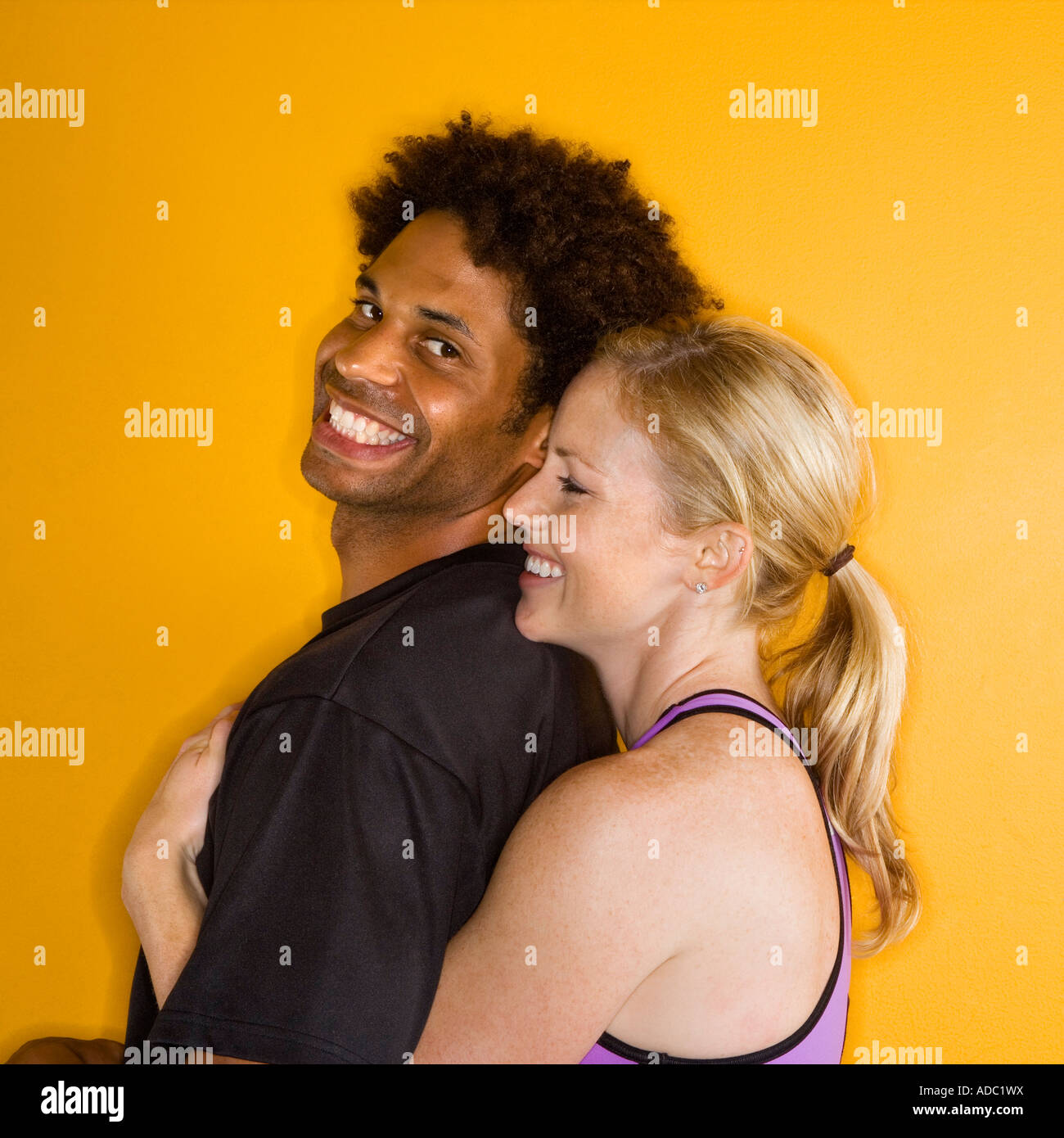 African american and caucasian american hi-res stock photography and ...