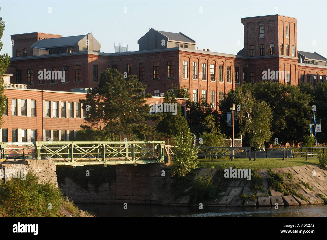 Canal Lachine Montreal Quebec Canada Stock Photo - Alamy