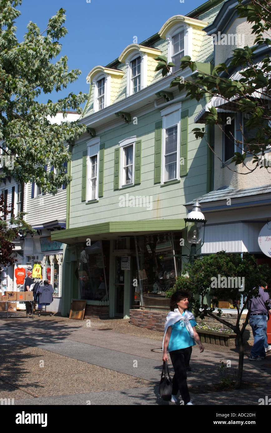 Victorian Shop Front in Washington Street Mall Cape May New Jersey