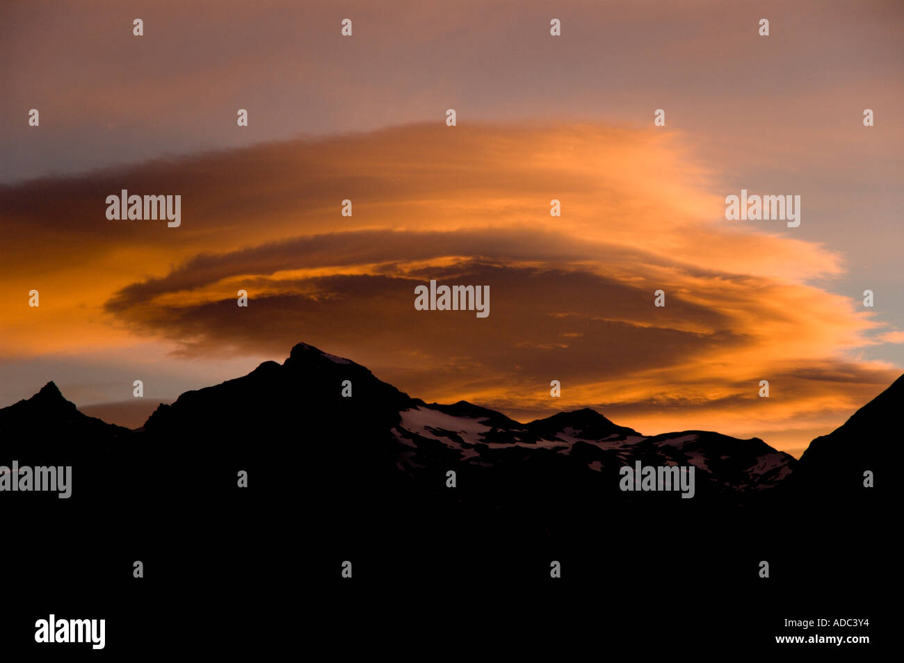 Sunset clouds mountains over hi-res stock photography and images - Alamy