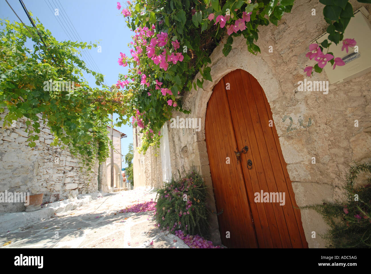CRETE The village of Aspro near Vamos in the east of Hania province