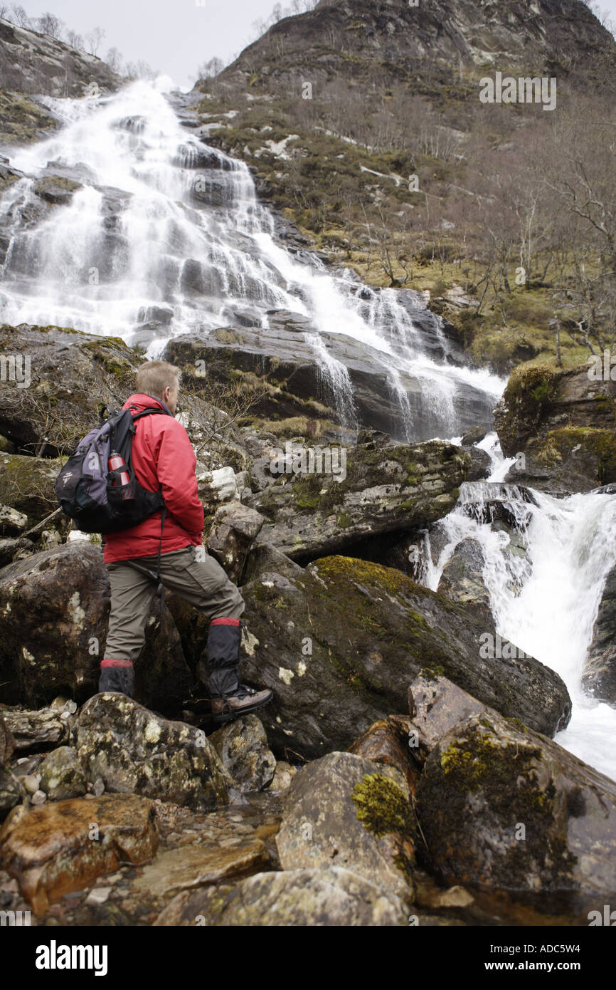 Hillwalking Scotland Stock Photo