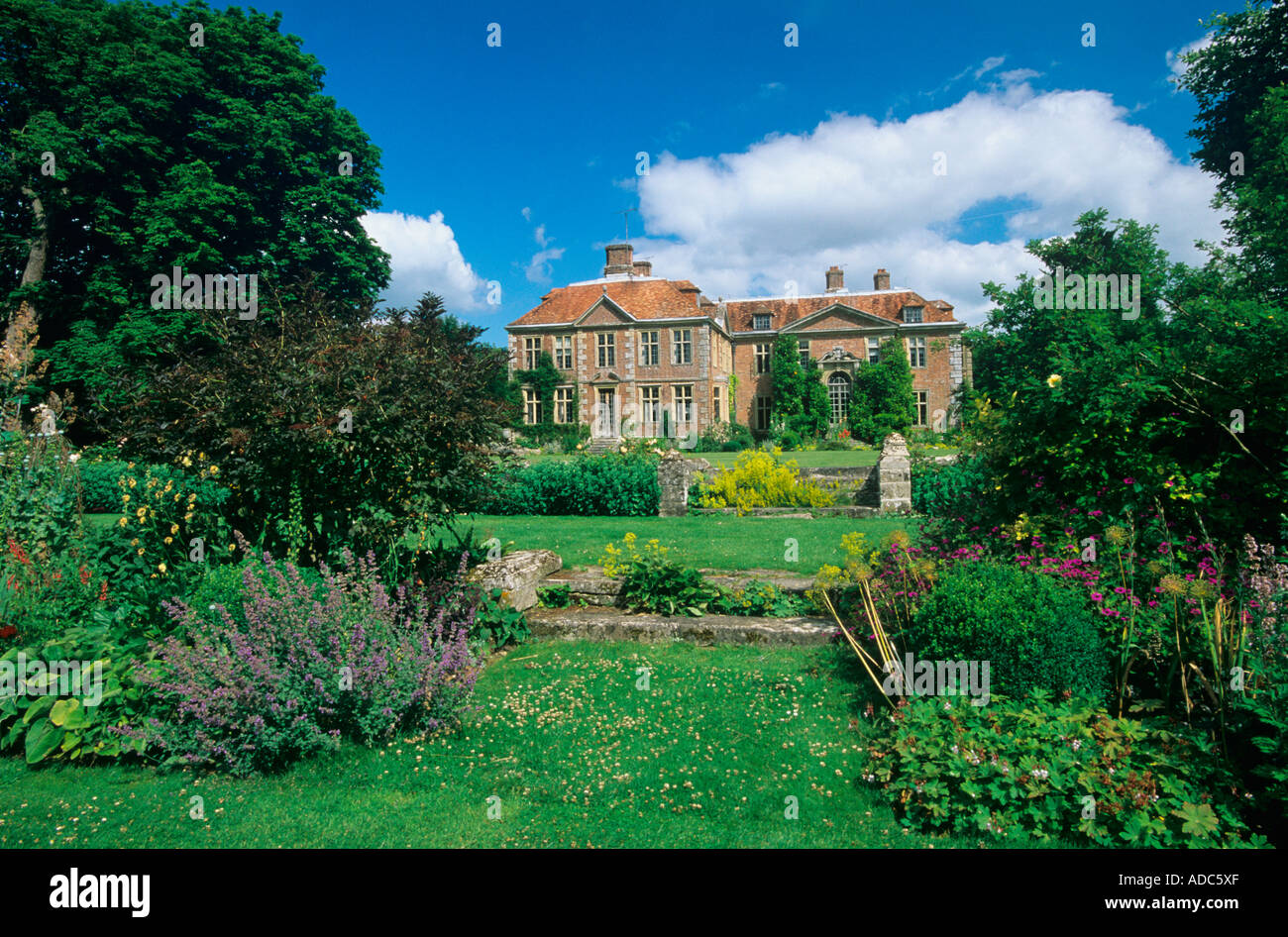 view of heale house from the landscaped gardens woodford valley near salisbury wiltshire england uk Stock Photo