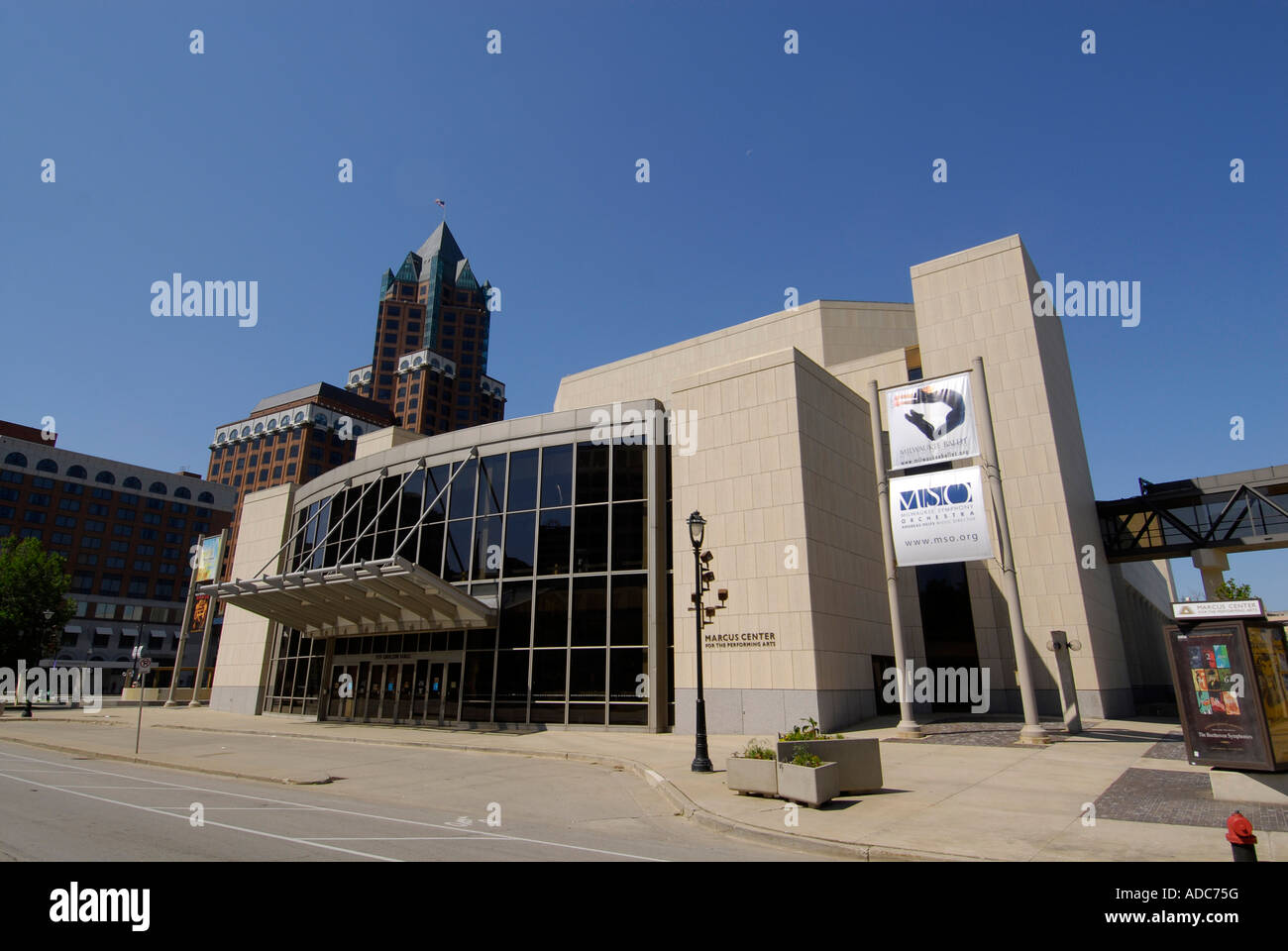 Marcus Center For The Performing Arts in the city of Milwaukee Wisconsin WI  USA Stock Photo - Alamy