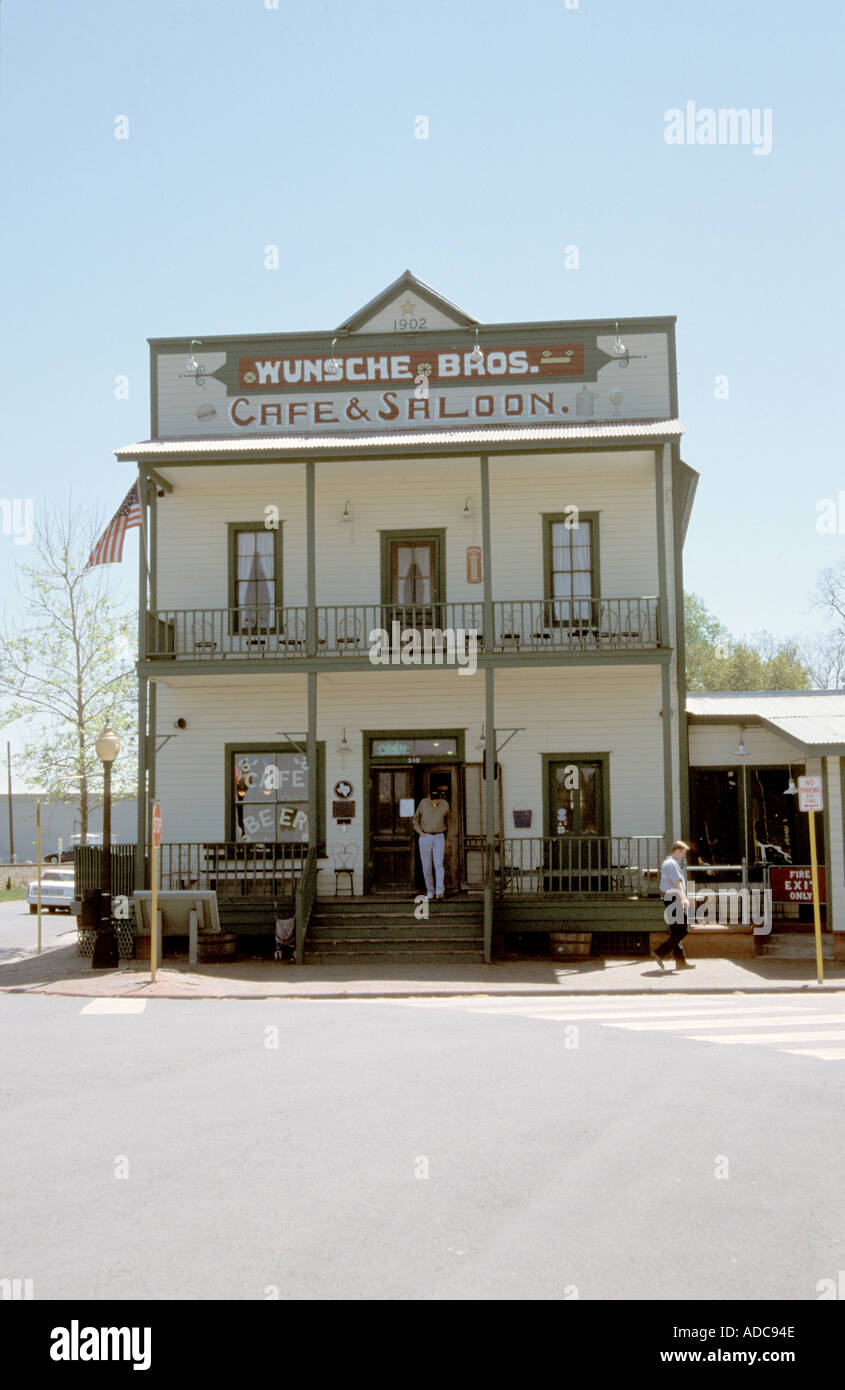 Old Town Spring Texas USA Wunsche Brothers Café Hotel Saloon Historic