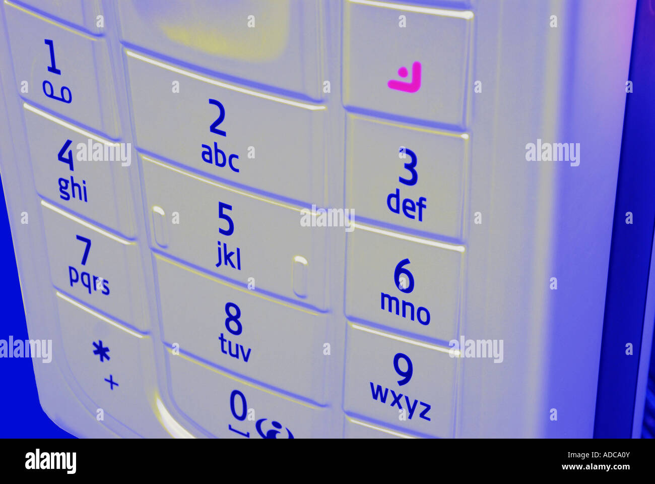 numeric keypad Stock Photo