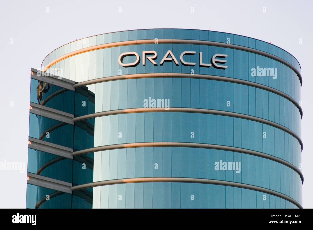 The Oracle 300 building at the Oracle Campus in Redwood Shores California USA Stock Photo
