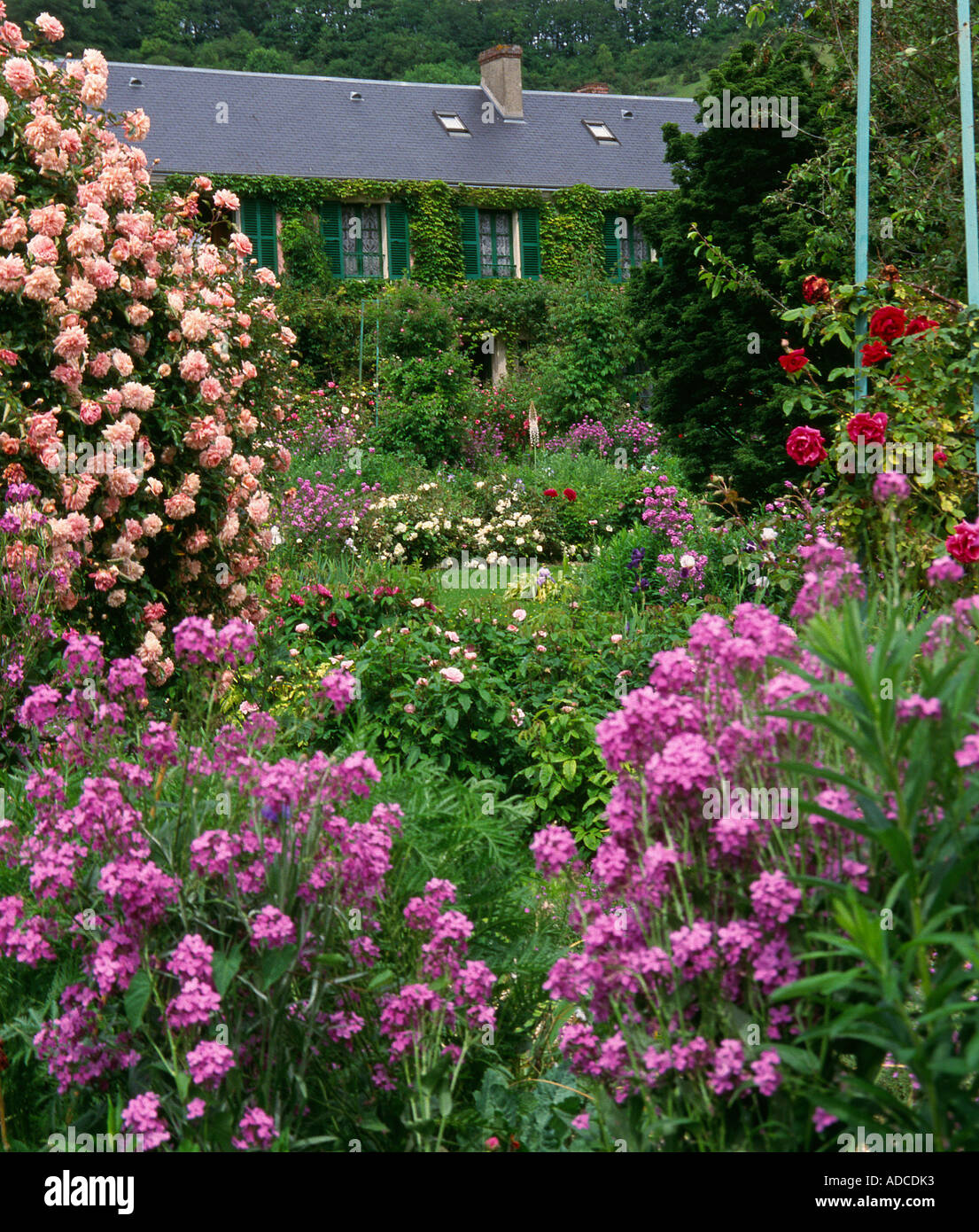 Monet's garden at Giverny in northern France Stock Photo