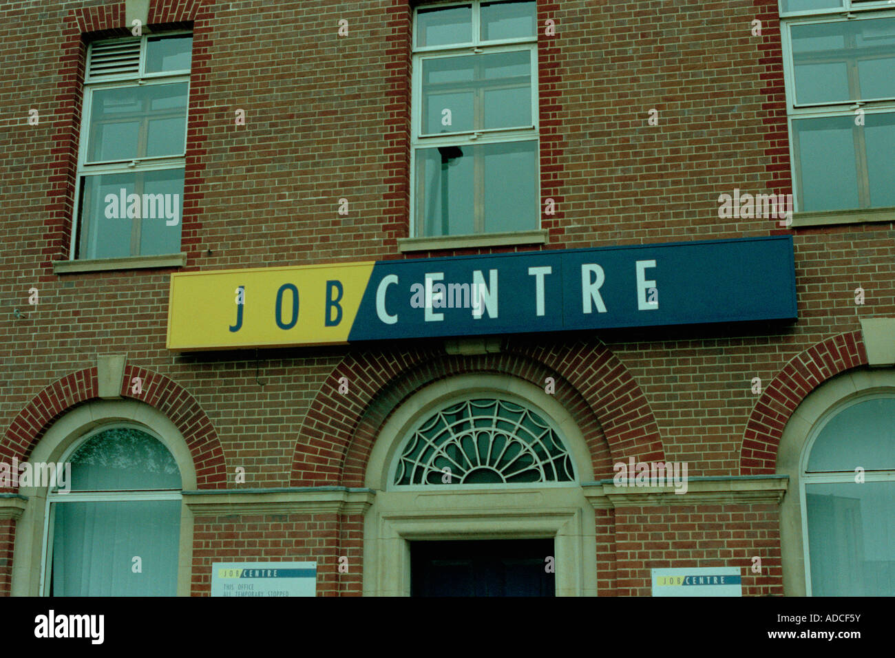 Exterior of a UK Job Centre with signage Stock Photo Alamy