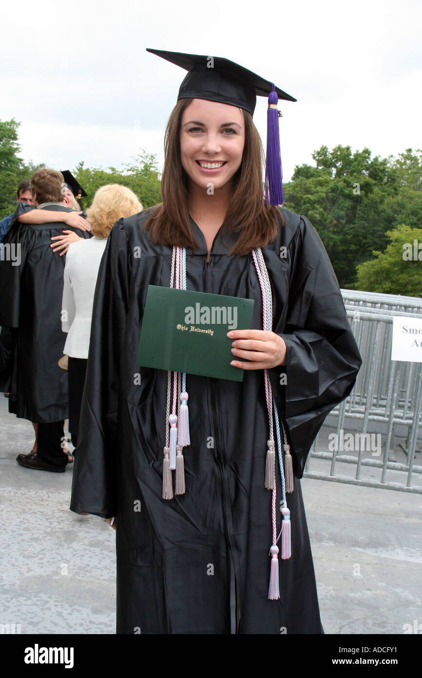 College Graduation Cap And Diploma