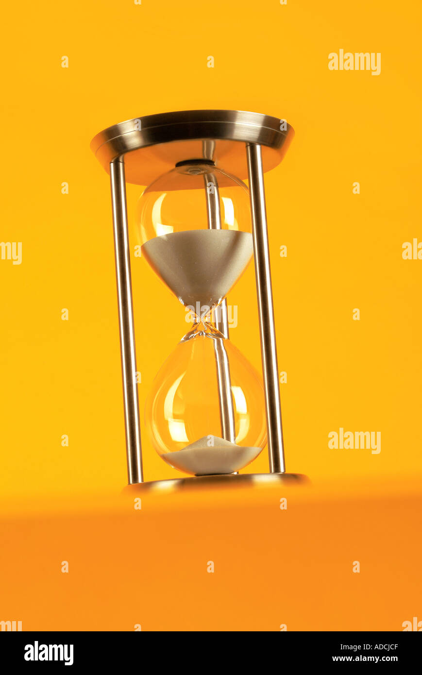 hour glass Sanduhr Stock Photo Alamy