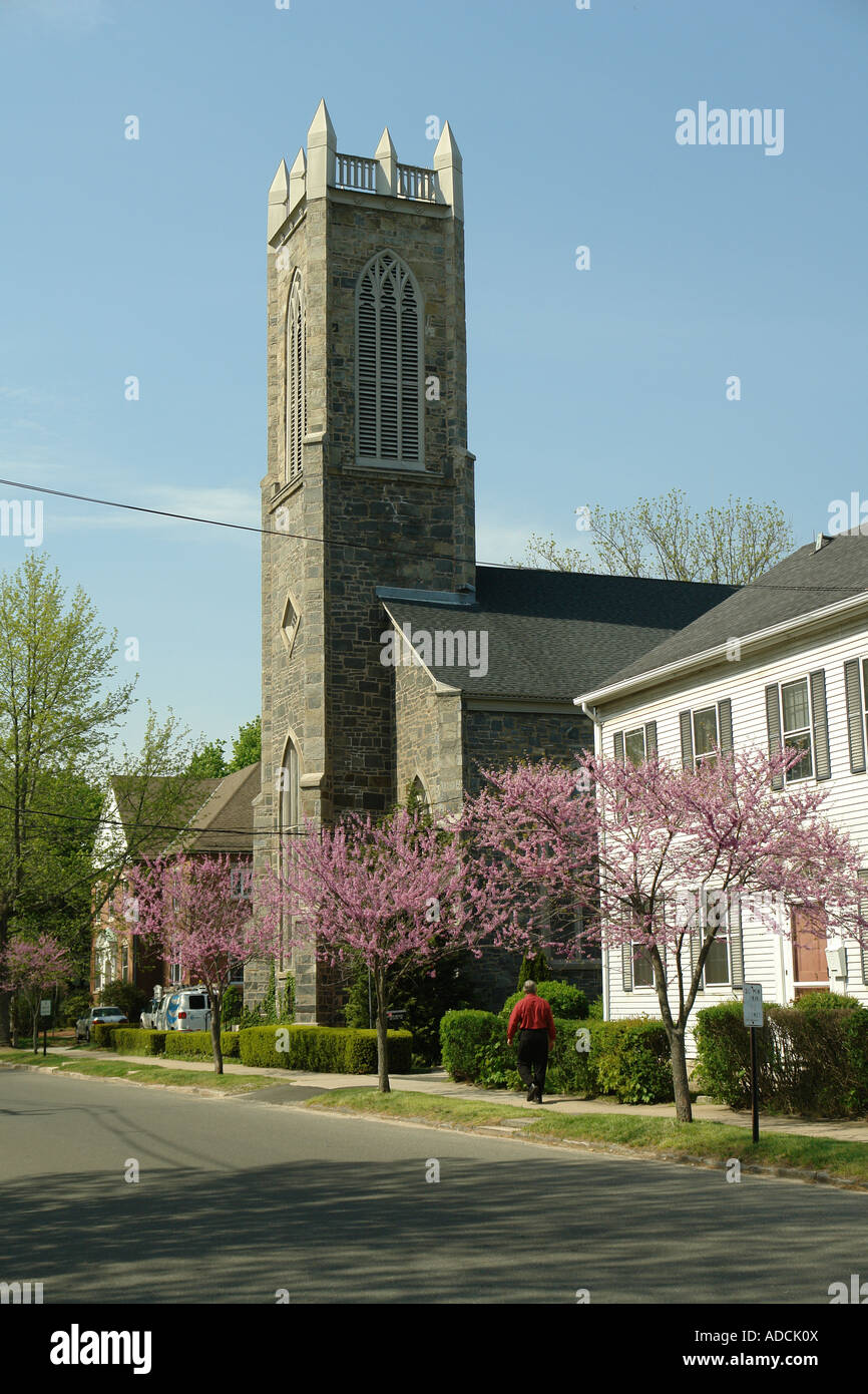 AJD58437, Guilford, CT, Connecticut, downtown Stock Photo Alamy