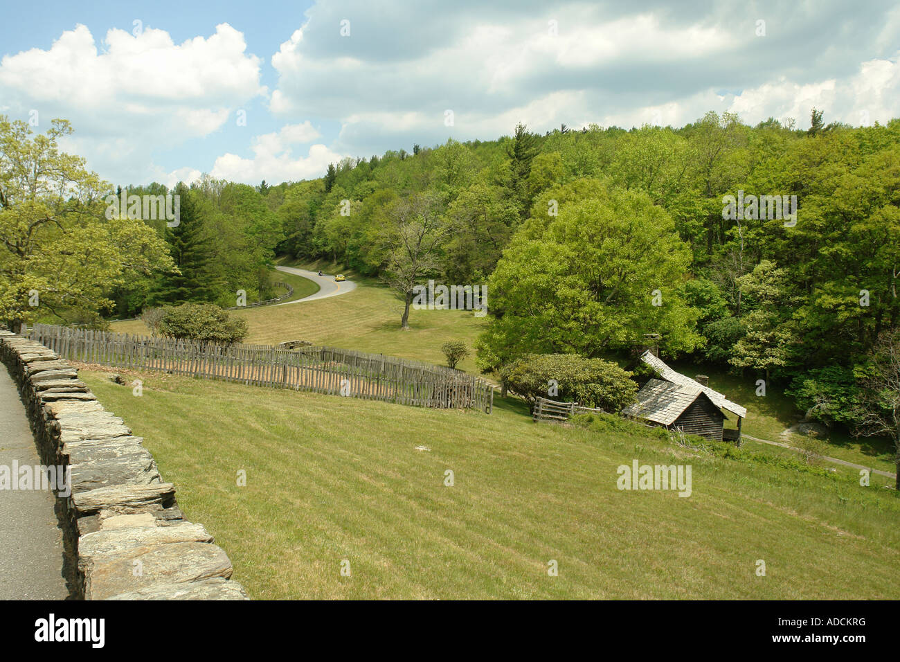 Ajd58606 Blue Ridge Parkway Nc North Carolina Blue Ridge Stock