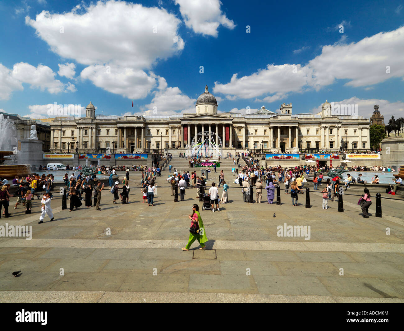 Trafalgar Square, London, England Stock Photo