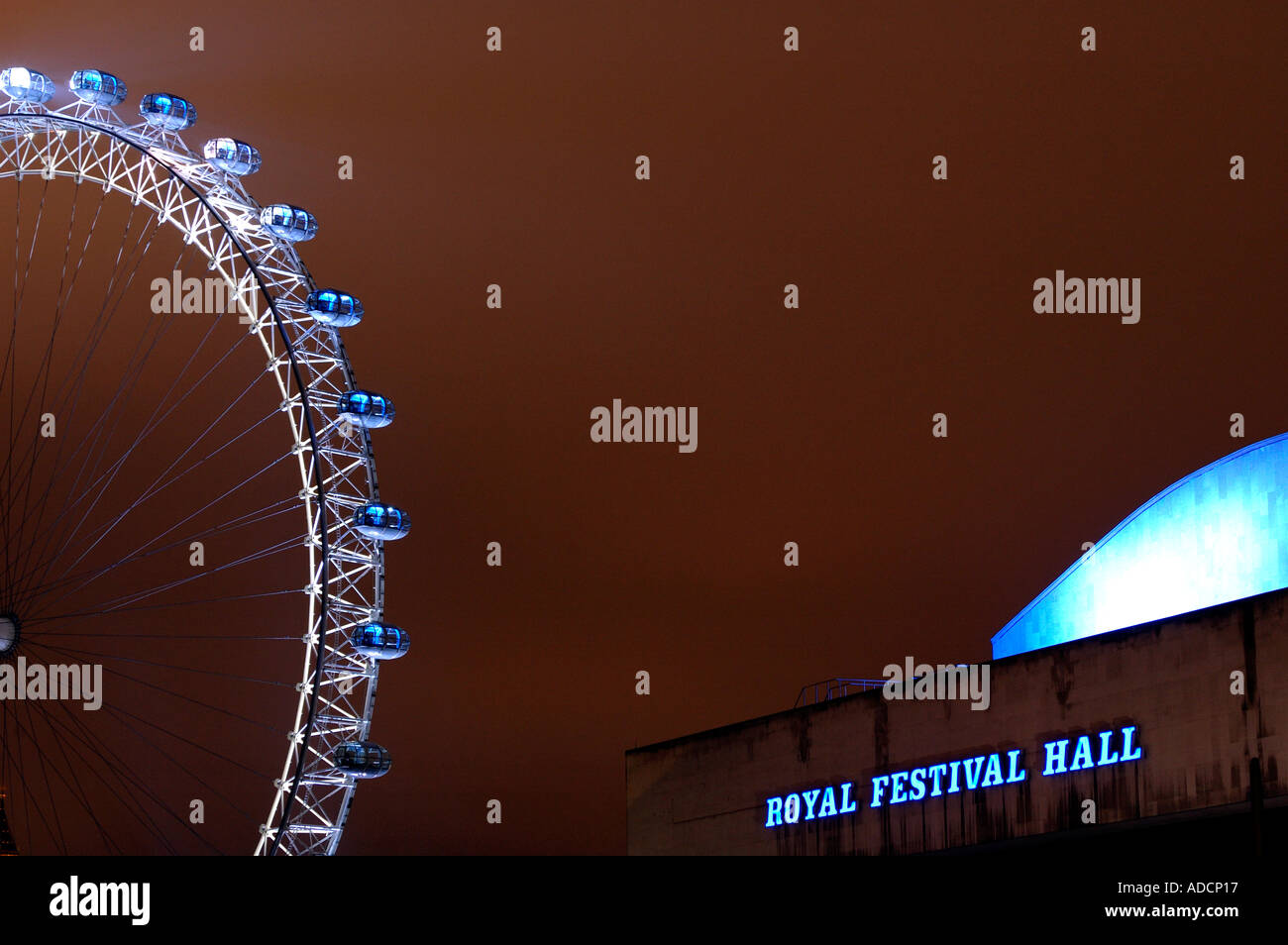 Royal festival hall london night hi-res stock photography and images ...