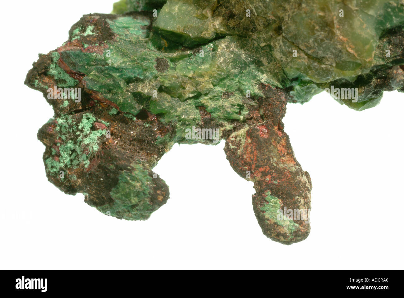 Mineral Copper, Copper with serpentine, Williams Stone Quarry