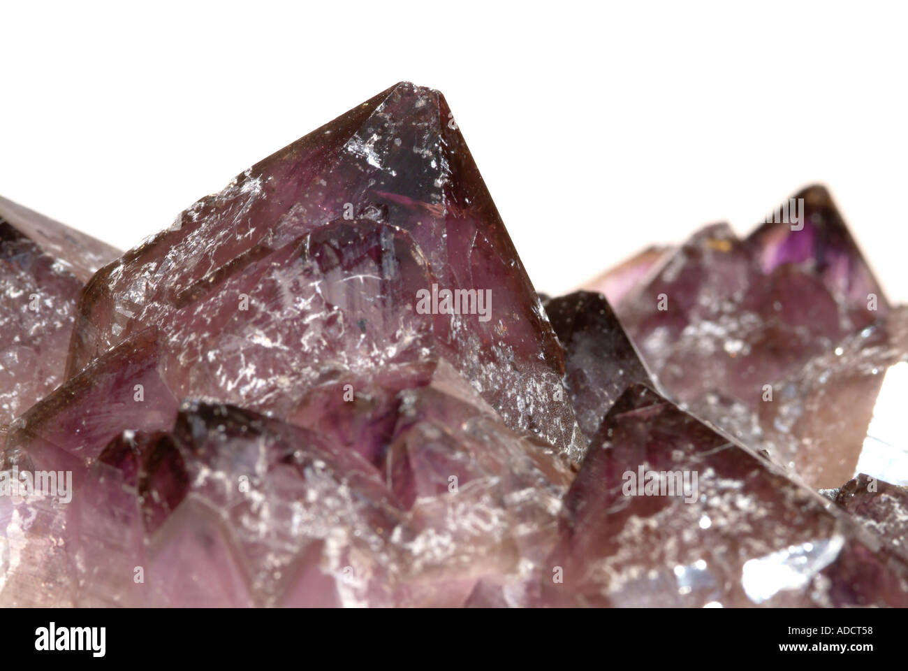 Mineral Quartz, Varient Amethyst, Large very dark crystals, Melbur Pit ...