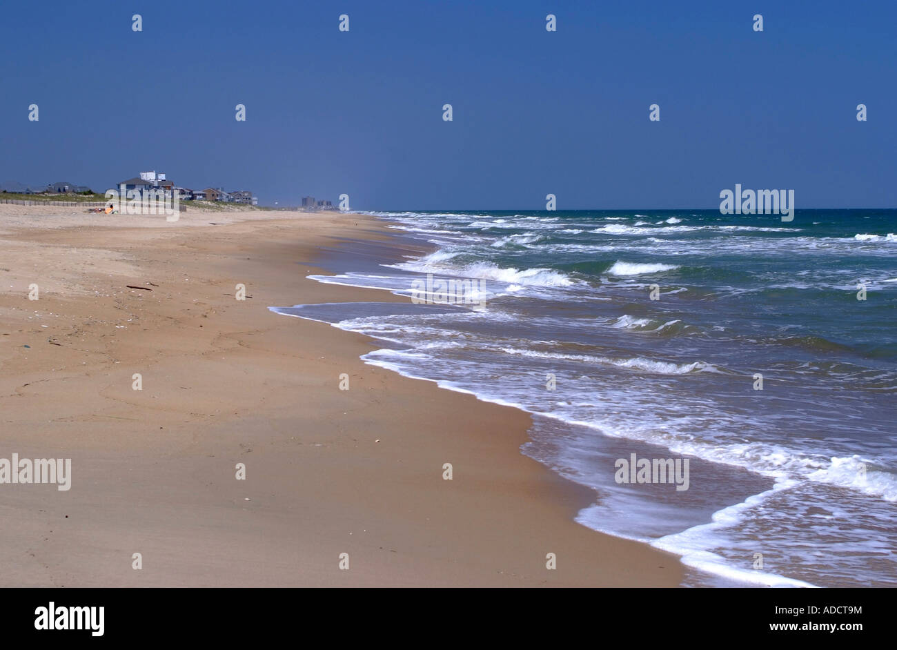 Waves Breaking on the Beach at Fenwick Island State Park Delaware