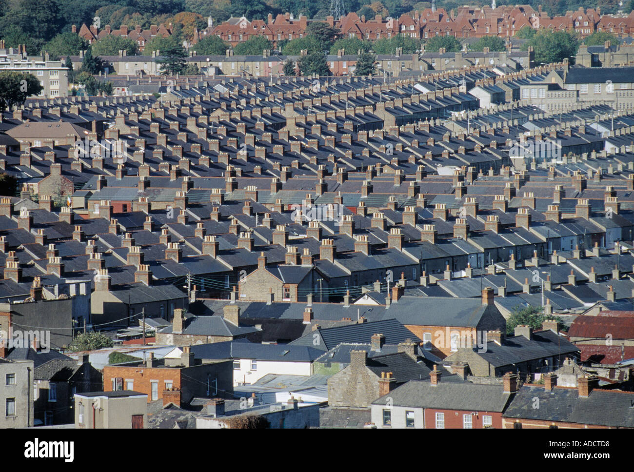 Dublin Republic of Ireland Housing estate behind Smithfield Stock Photo