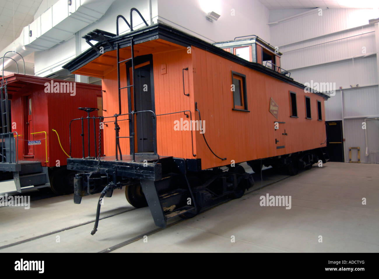 Caboose for railway workers at National Railroad Museum at Green Bay