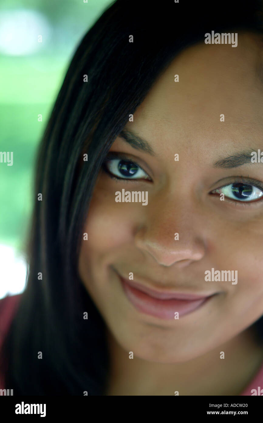 Womans face close up hi-res stock photography and images - Alamy