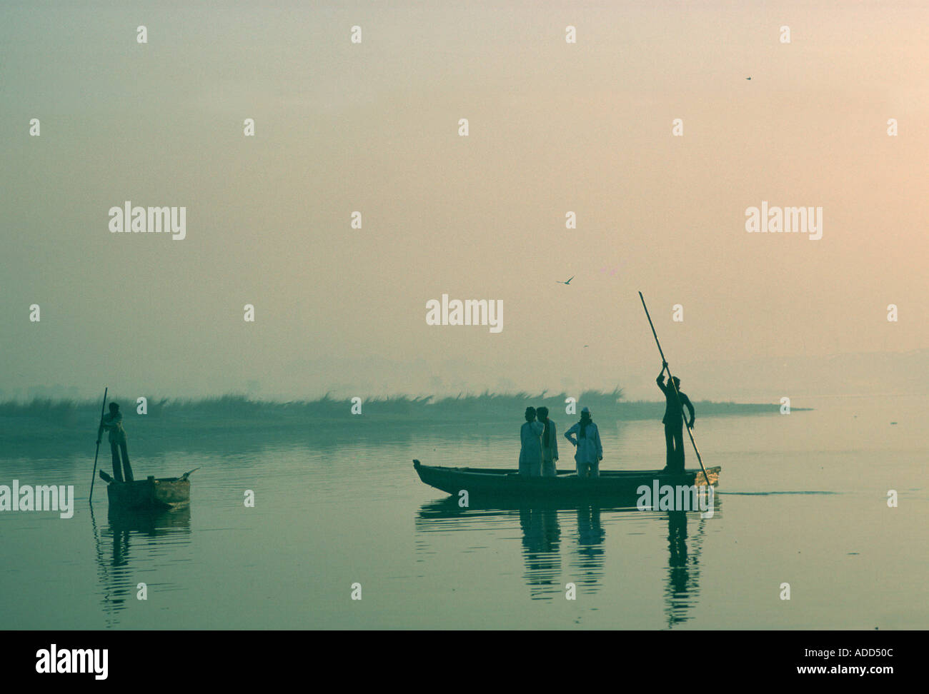 Ferry boat in Delhi India Stock Photo Alamy