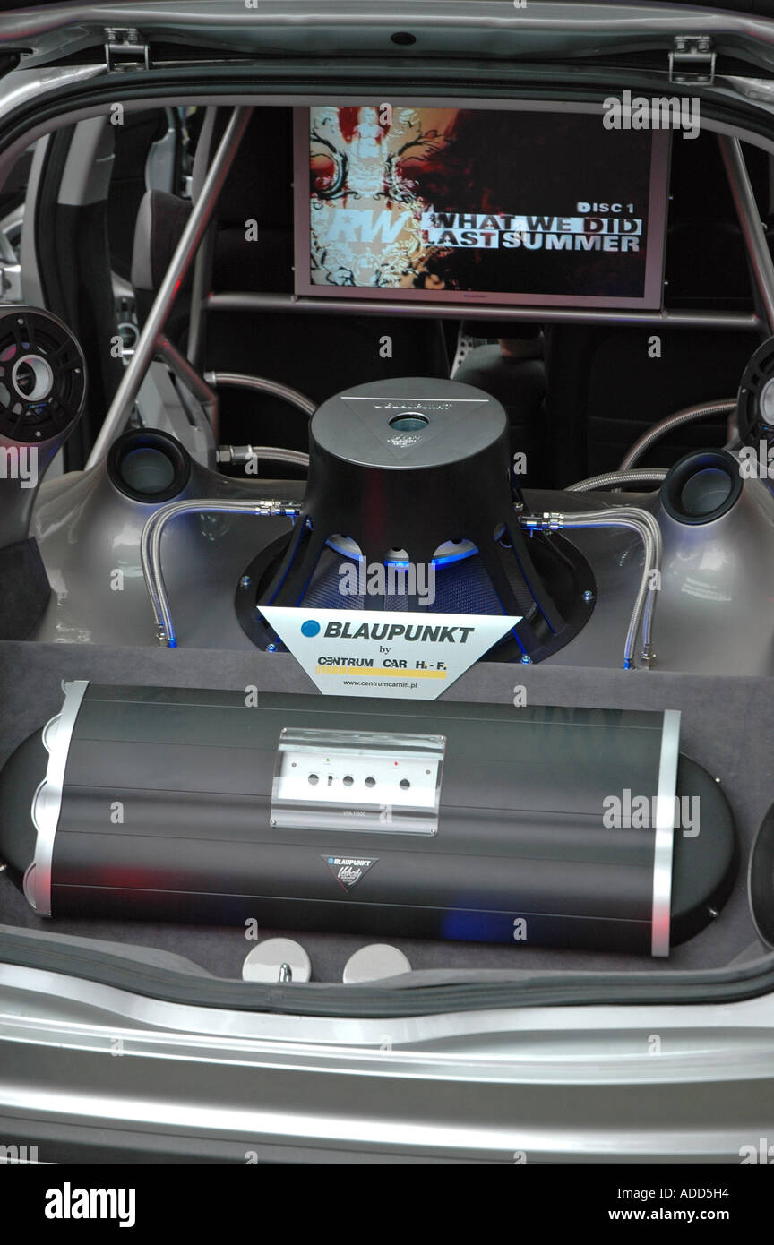 blaupunkt car radio stereo in car entertainment system Stock Photo - Alamy