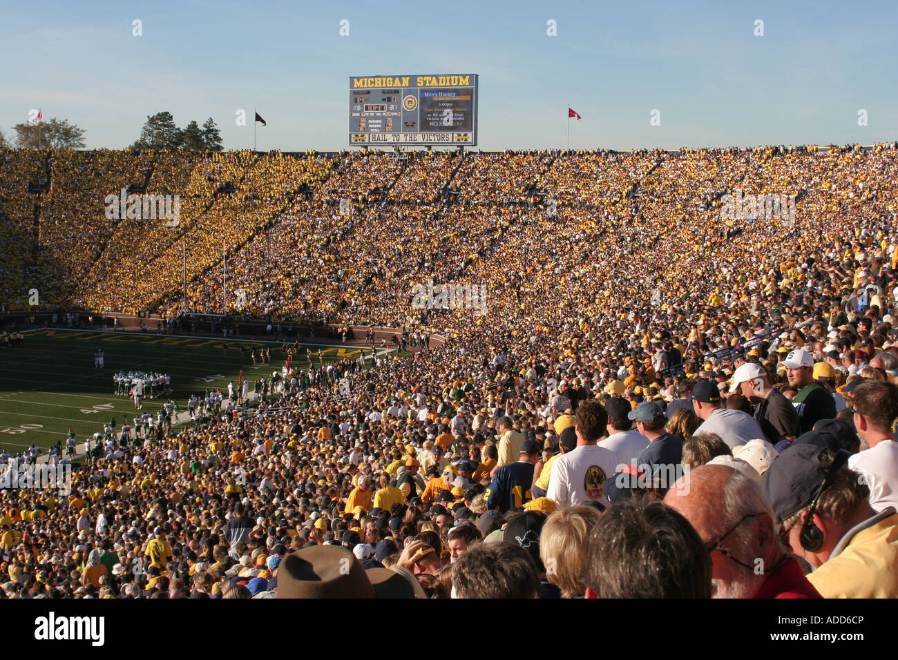 The Big House UofM Football Stadium Stock Photo Alamy